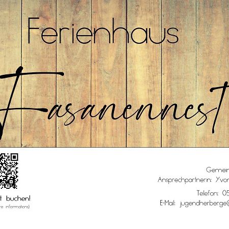 Ferienhaus Fasanennest Uelsen Exterior foto